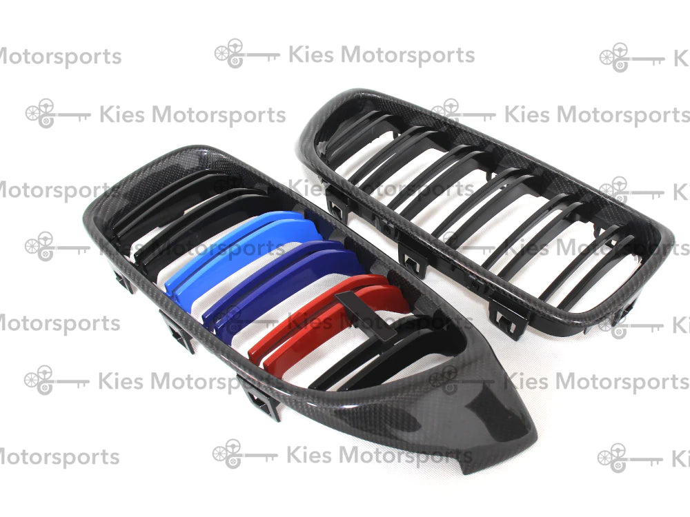 PhaseCarbon Carbon Fiber Kidney Grilles (M4 Style) - BMW 4 Series (F32 / F33 / F36) - 0
