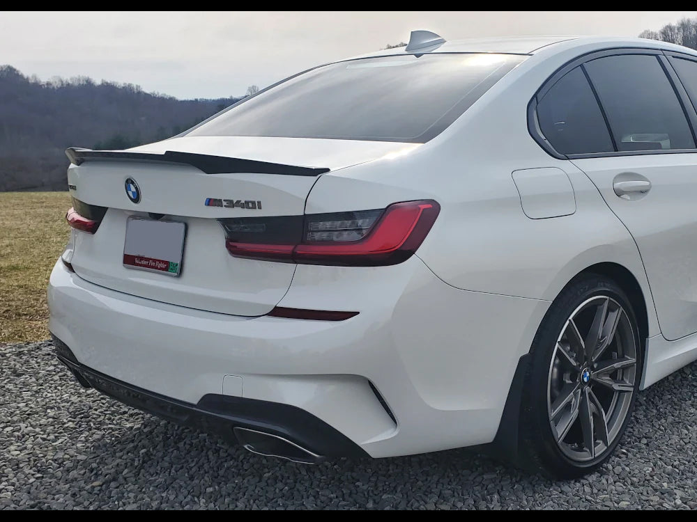 2019+ BMW 3 Series (G20) & M3 (G80) M4 Inspired Carbon Fiber Trunk Spoiler - 0