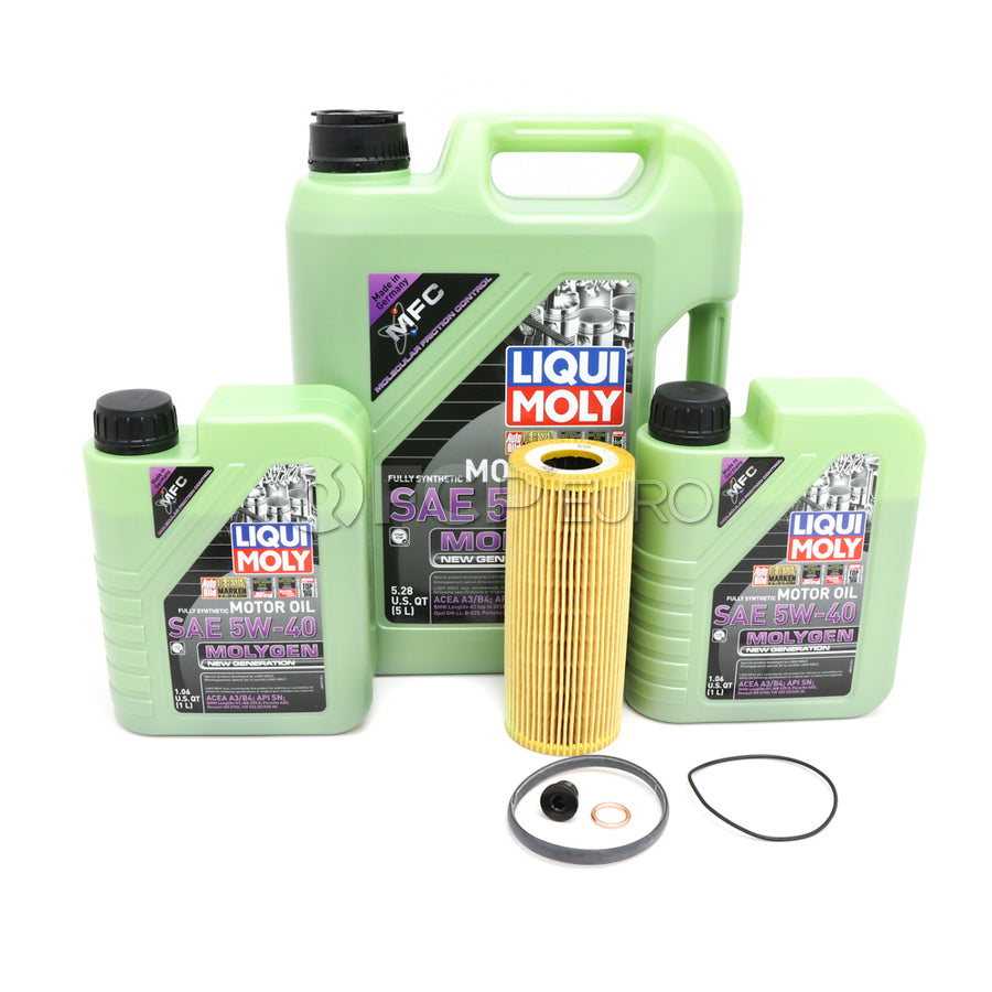 Audi Engine Oil Change Kit - Liqui Moly 06E115562AKT60