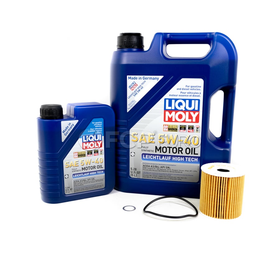 Volvo Oil Change Kit 5W40 - Liqui Moly 1275810KT6