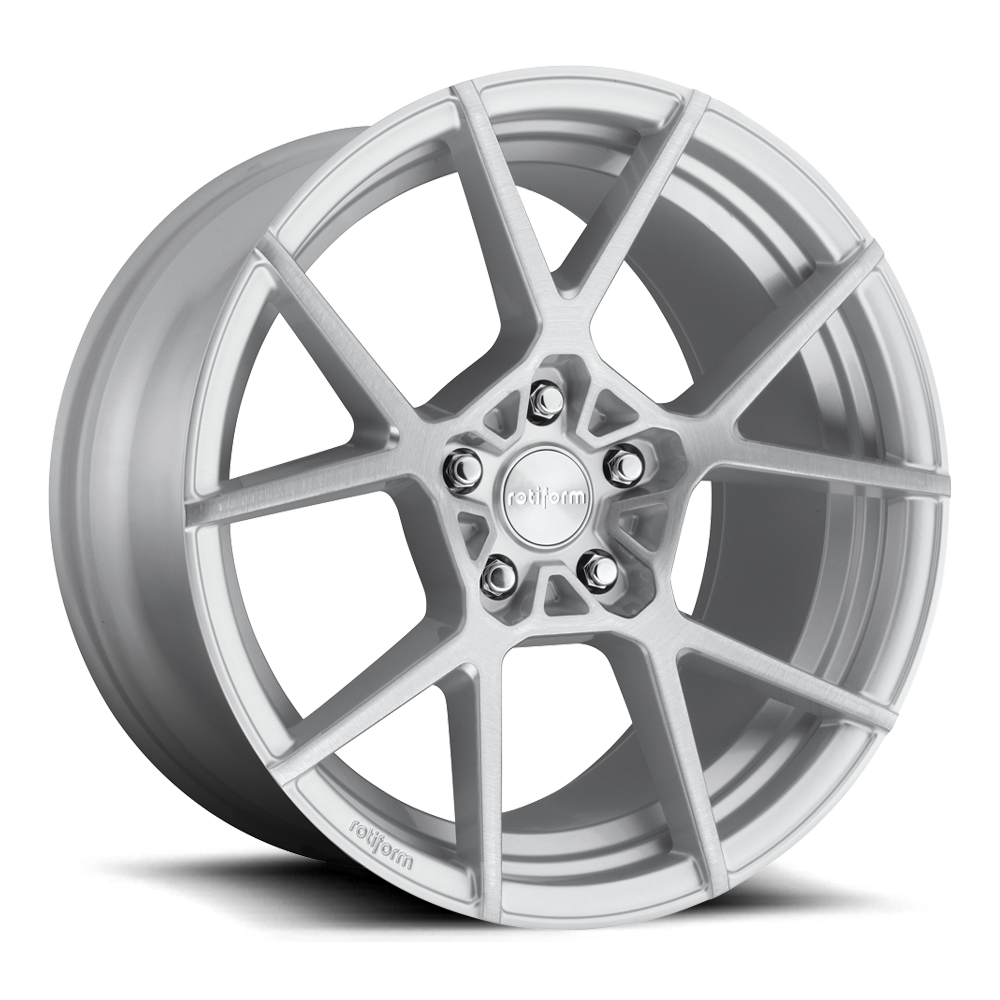 Rotiform R138 KPS Wheel 18x8.5 5x112 35 Offset - Gloss Silver Brushed