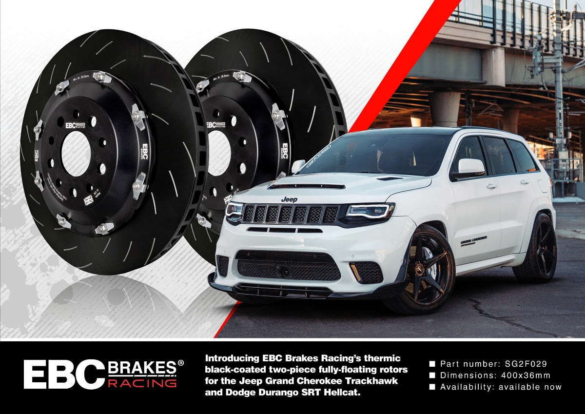 EBC Racing 18-21 Jeep Grand Cherokee Trackhawk 2 Piece SG Racing Front Rotors - 0
