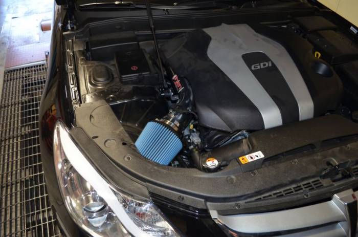 Injen 2014 Hyundai Genesis Sedan 3.8L V6 Black Short Ram Intake with MR Technology - 0