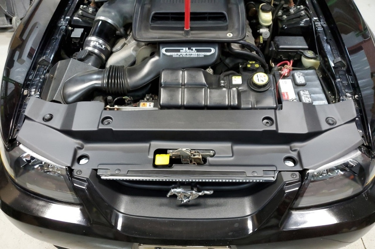 JLT Radiator Support Cover Textured Black (1999-04 Mustang all) - 0