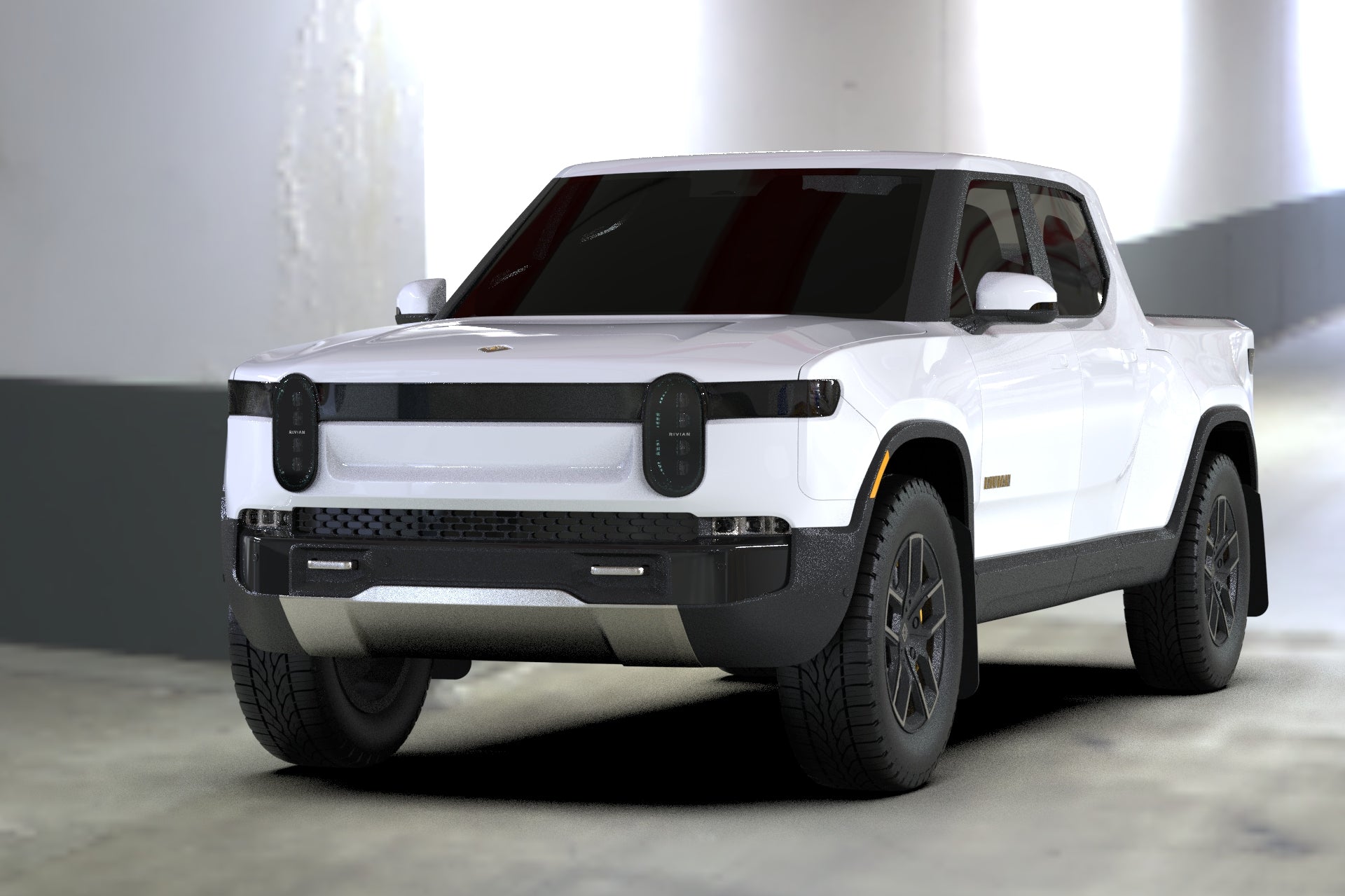 2022 Rivian R1T RALLY ARMOR UR MUD FLAPS