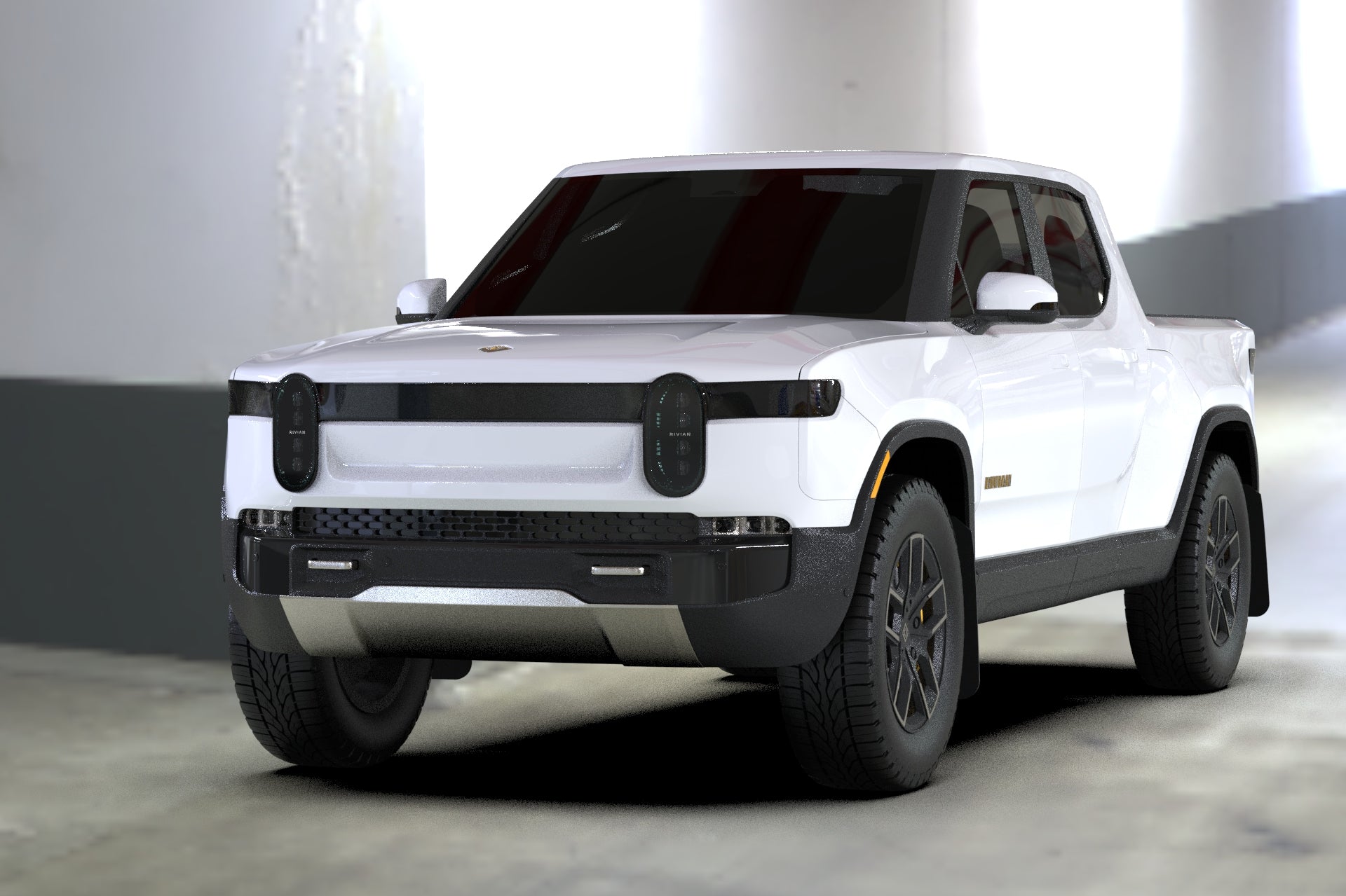 2022 Rivian R1T RALLY ARMOR UR MUD FLAPS