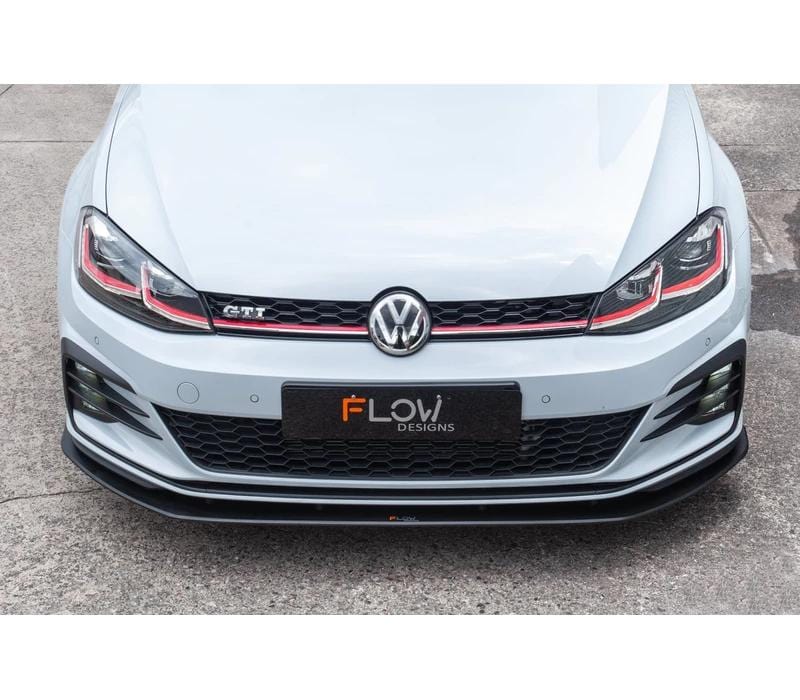 Flow Designs VW MK7.5 Golf GTI Front Splitter & Aerospacers - 0