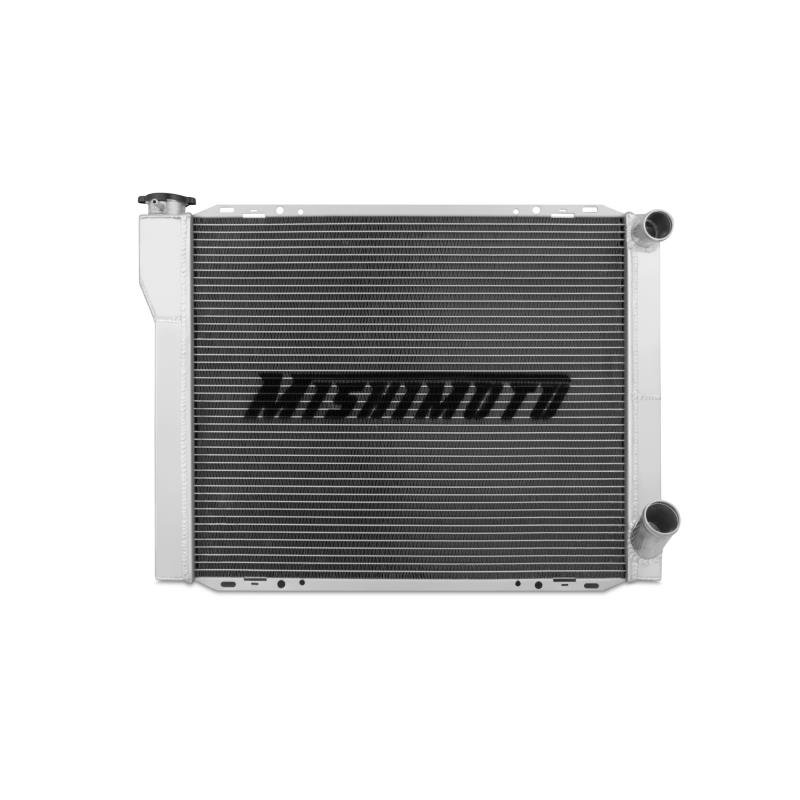 Mishimoto Universal Dual Pass Race Radiator 27x19x3 Inches Aluminum Radiator - 0