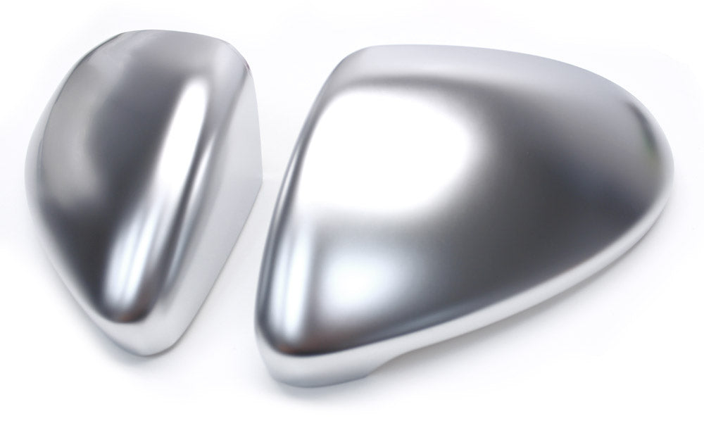 Brushed Aluminum Style Mirror Covers | MK7 Golf | GTi | Golf R