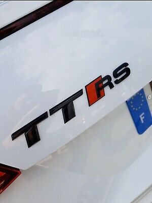 Audi TTRS 8S Genuine OEM Black Rear Badge