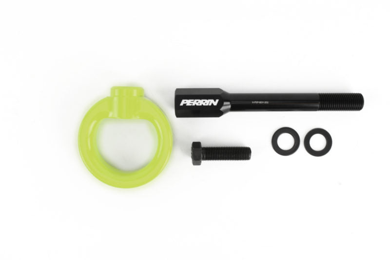 Tow Hook Kit Rear for 08-14 WRX and STI Hatchback Neon Yellow