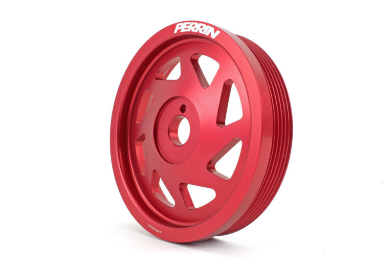 Crank pulley for BRZ/FR-S/86, 15-19 WRX, or FA/FB engines Red