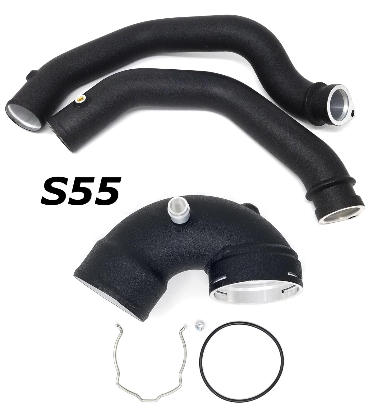 BMS M3/M4 S55 Aluminum Replacement Upgraded Charge Pipes