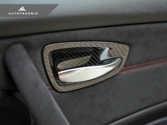 Autotecknic Dry Carbon Interior Door Handle Trims - BMW E82 1M - 0