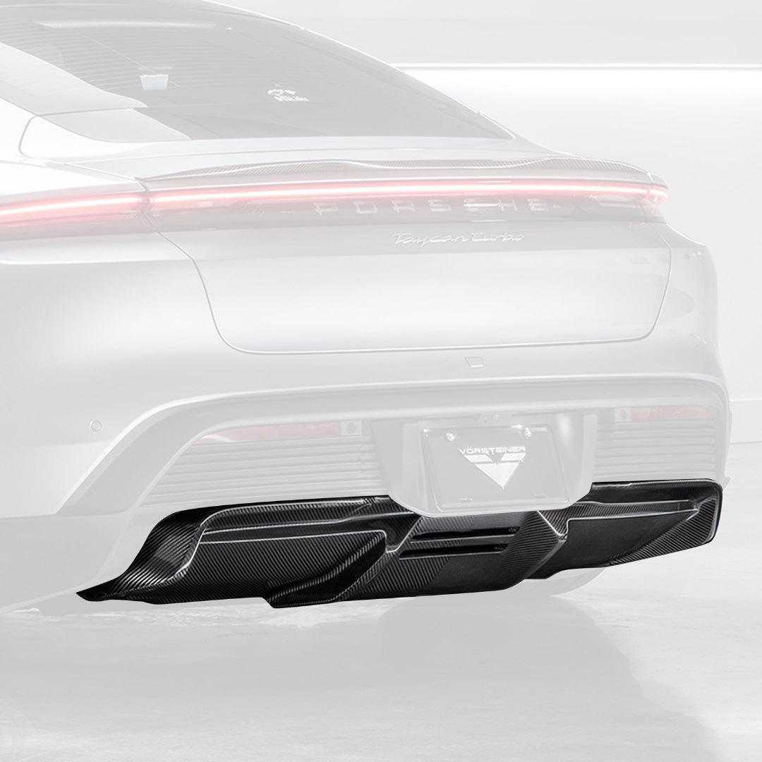 PORSCHE TAYCAN TURBO/TURBO S GW9 REAR DIFFUSER - 0