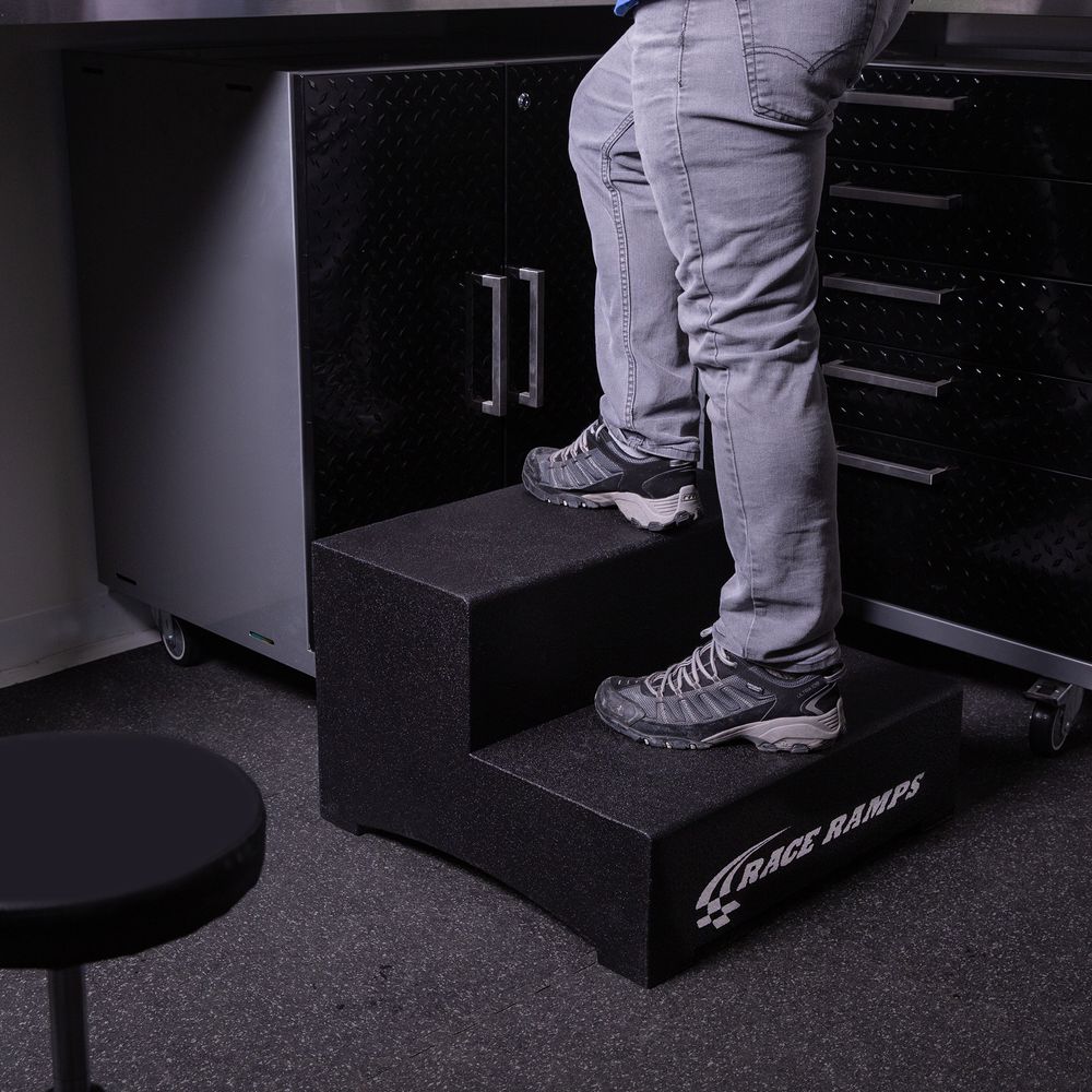 Race Ramps - 24 2-Step Trailer Step - 0