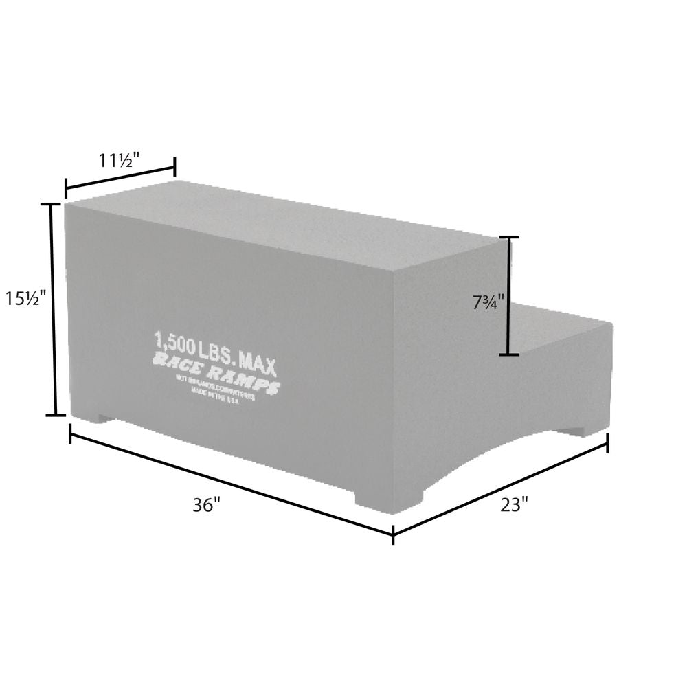 Race Ramps - 36 2-Step Trailer Step
