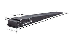 Race Ramps - 9 Trailer Ramps w/ flap cutout