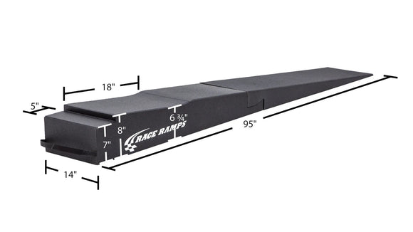 Race Ramps - 9 Trailer Ramps w/ flap cutout