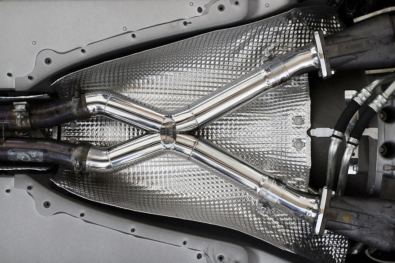 Fabspeed Aston Martin Rapide Secondary Cat Bypass X-Pipe (2010+) - 0