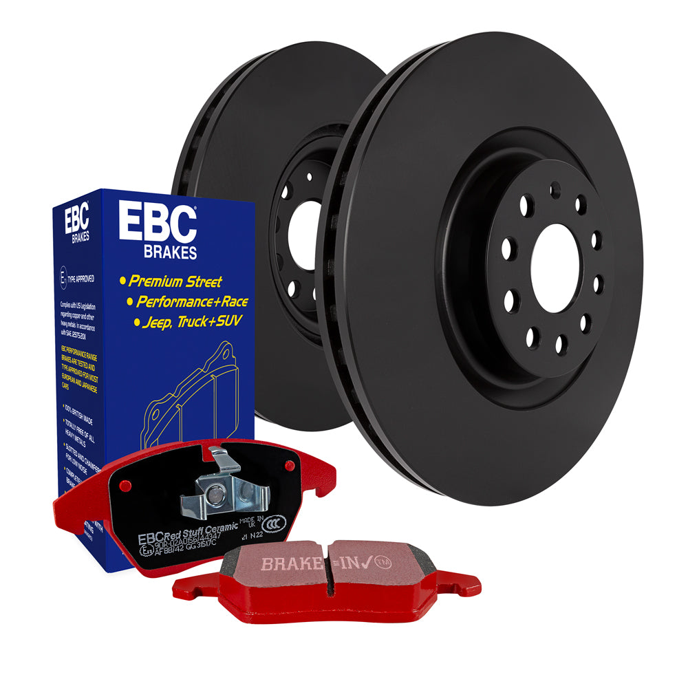 EBC S12 Kits Redstuff Pads and RK Rotors