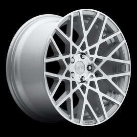 Rotiform R110 BLQ Wheel 20x10 5x112 35 Offset - Gloss Silver Machined