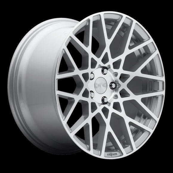 Rotiform R110 BLQ Wheel 19x8.5 5x112 45 Offset - Gloss Silver Machined