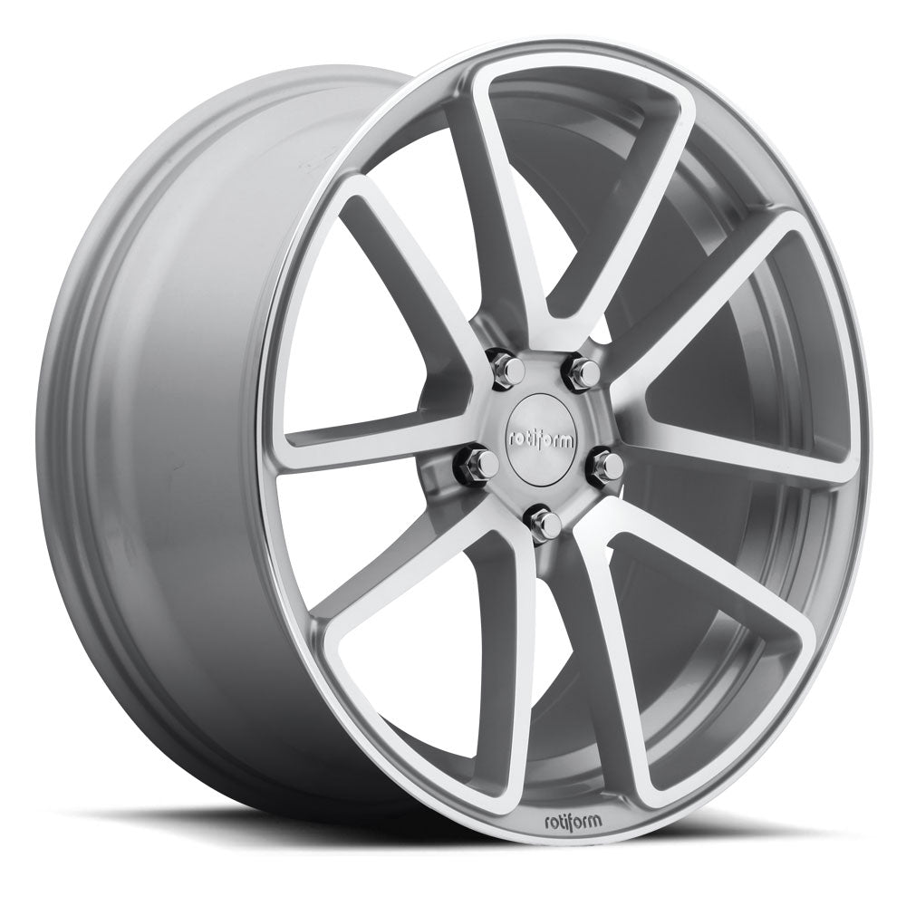 Rotiform R120 SPF Wheel 18x8.5 5x114.3 38 Offset - Gloss Silver Machined
