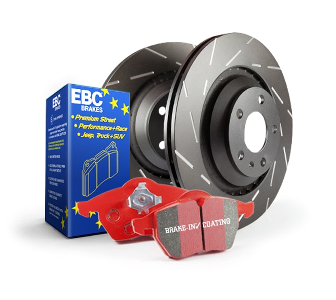 EBC S4 Kits Redstuff Pads and USR Rotors