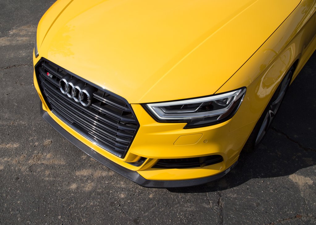 PURE Carbon Fiber Front Lip Splitter / Spoiler For Audi S3 8V (Facelift)