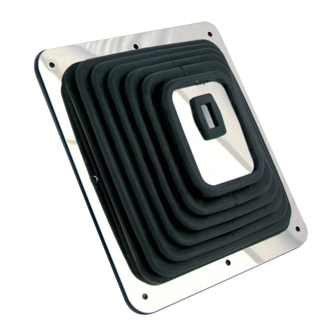 Spectre Shift Boot (Large) - Black Rubber w/Chrome Plated Steel Installation Ring