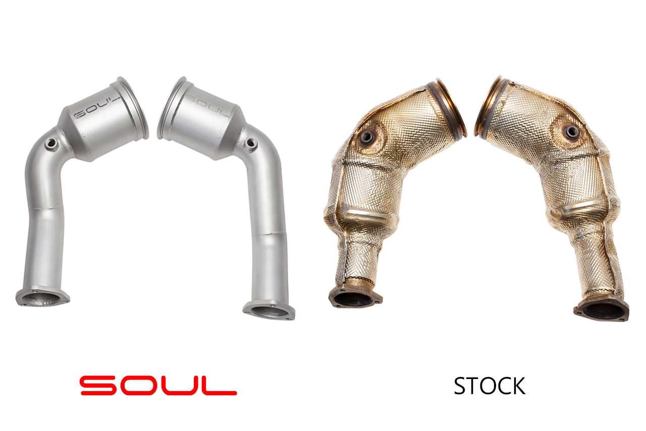 Audi RS6 Avant / RS7 (2020+) SOUL Cat Bypass Pipes