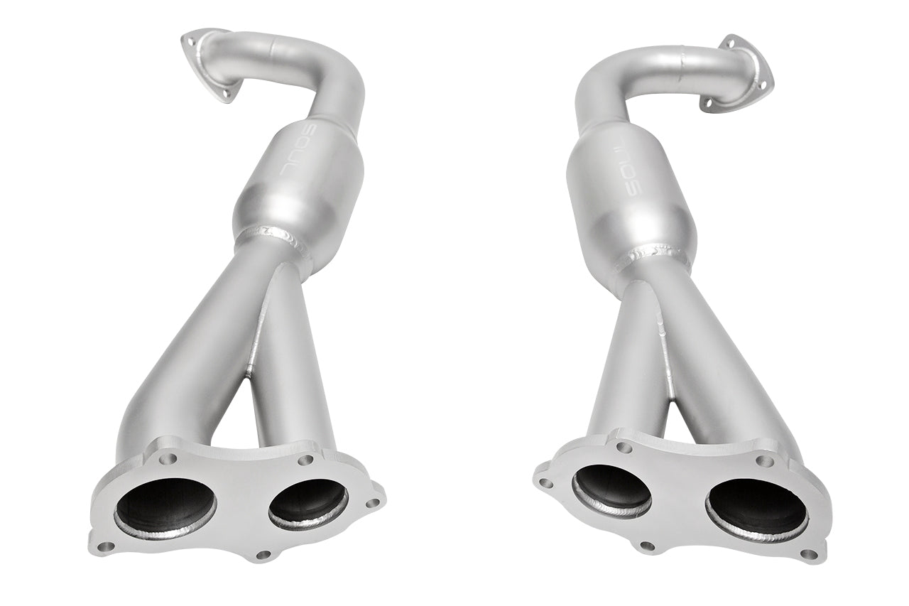 Porsche 718 GT4 / Spyder / GTS 4.0L SOUL Resonated Over Axle Pipes