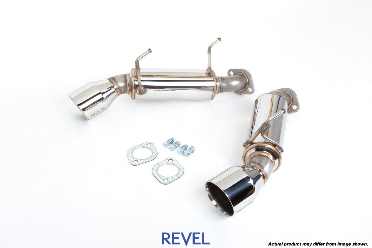 Revel Medallion Touring-S Catback Exhaust - Dual Muffler / Axle Back 14-16 Infiniti Q60S AWD/RWD