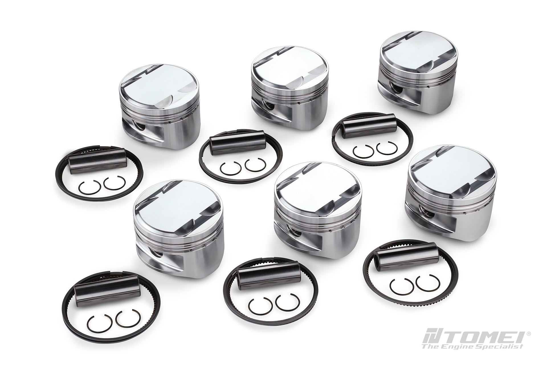 TOMEI FORGED PISTON KIT RB26DETT 87.00mm (Previous Part Number 1121870111)