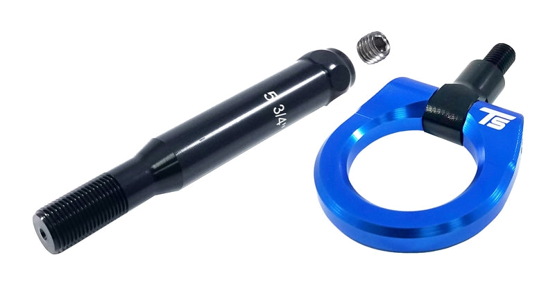 Torque Solution Billet Rear Tow Hook (Blue): Subaru WRX / STI 2008-2014