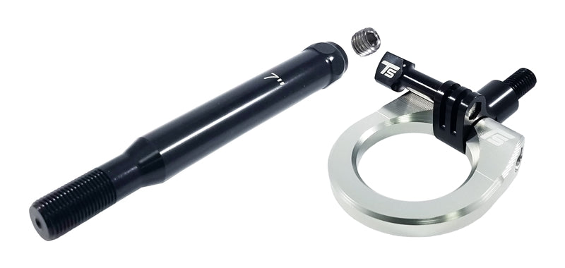 Torque Solution Billet Rear Tow Hook W/ Go Pro Mount (Silver): Subaru WRX / STI 2015+