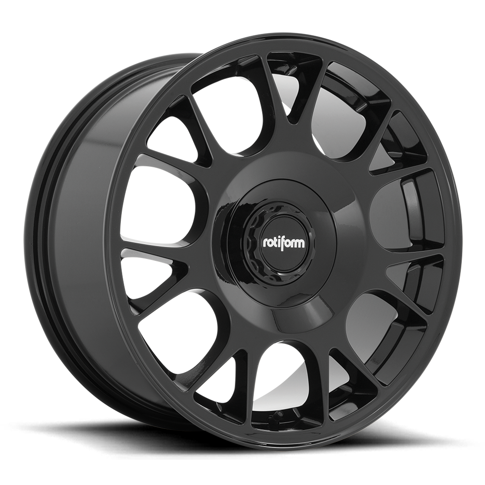 Rotiform R187 TUF-R Wheel 20x10.5 5x112/5x114.3 45 Offset - Gloss Black