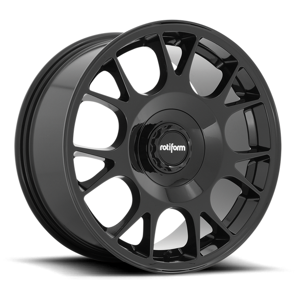 Rotiform R187 TUF-R Wheel 19x8.5 5x112 45 Offset - Gloss Black