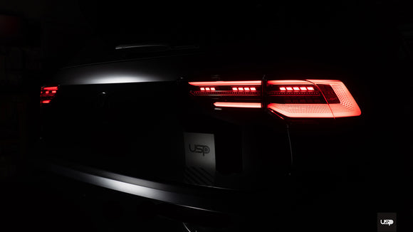 USP Euro Dynamic LED Tail Light Conversion For VW MK8 GTI/Golf R - Clear