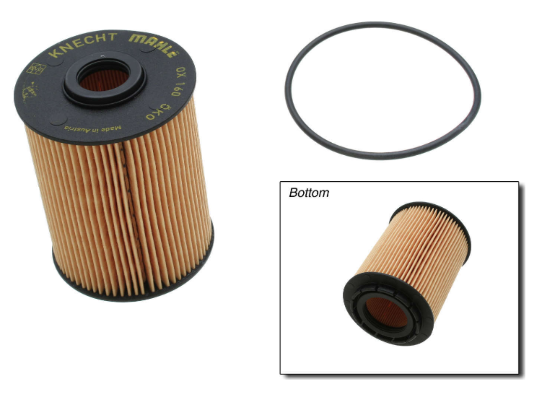 VW Oil Filter - Genuine Mahle 021115562A
