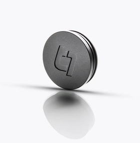 FLAT CENTER CAP - SATIN TITANIUM