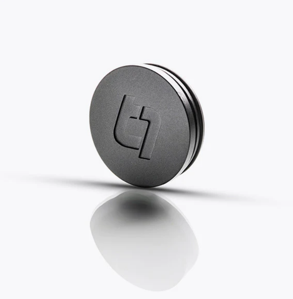 FLAT CENTER CAP - SATIN TITANIUM