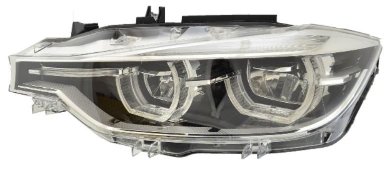 BMW Headlight Assembly - Hella 63117419629 Left