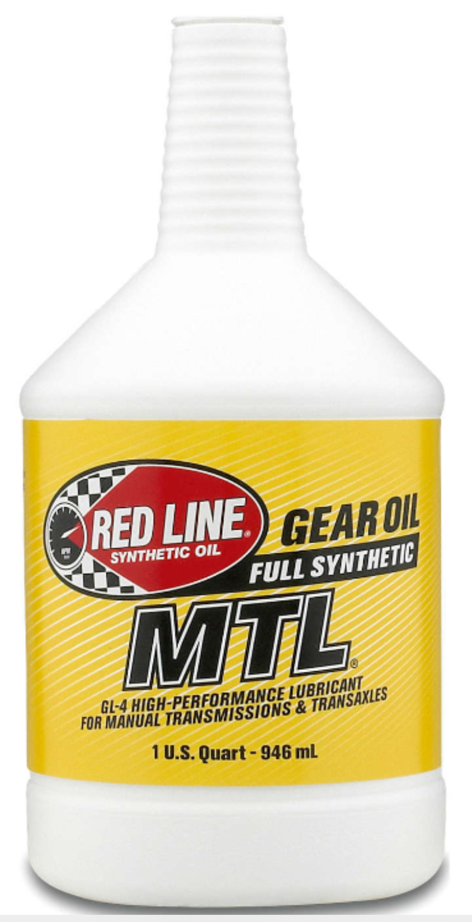 75W80 MTL Gear Oil (1 Quart) - Red Line 50204