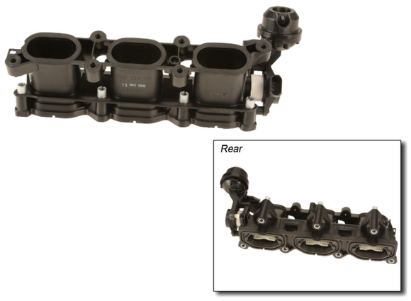Lower Intake Manifold (Right) - Audi 3.2L V6 / B7 A4 / C6 A6