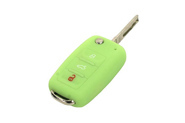 Silicone Glow In The Dark Key Fob Jelly (VW Models)- Yellow