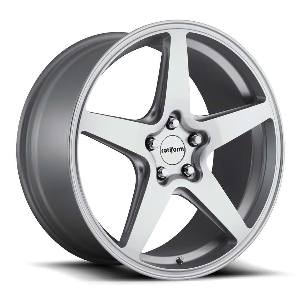 Rotiform R147 WGR Wheel 18x8.5 5x120 35 Offset - Gloss Silver