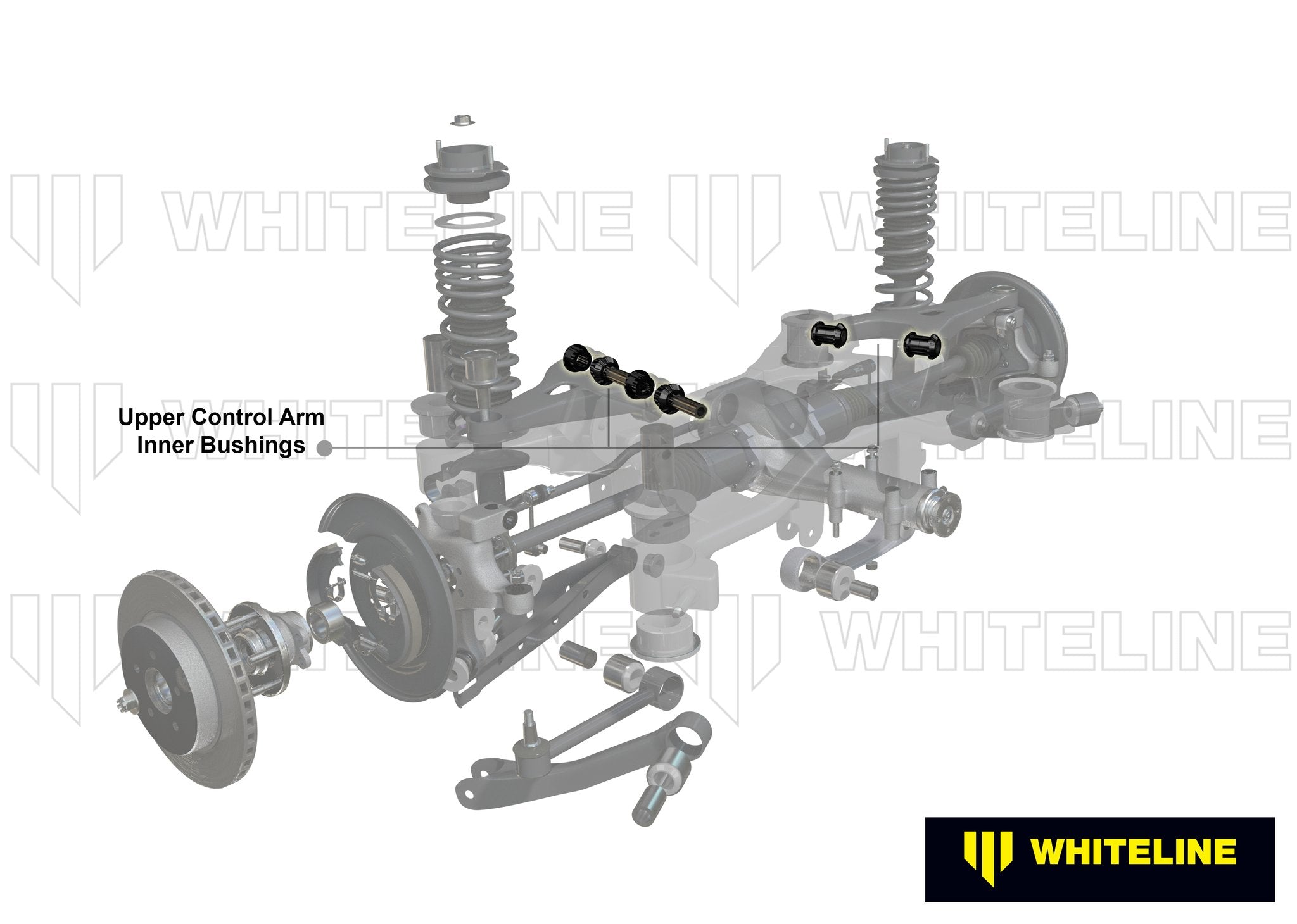 Whiteline 00-09 Honda S2000 42mm Rear Control Arm Upper Inner Bushing Kit - 0