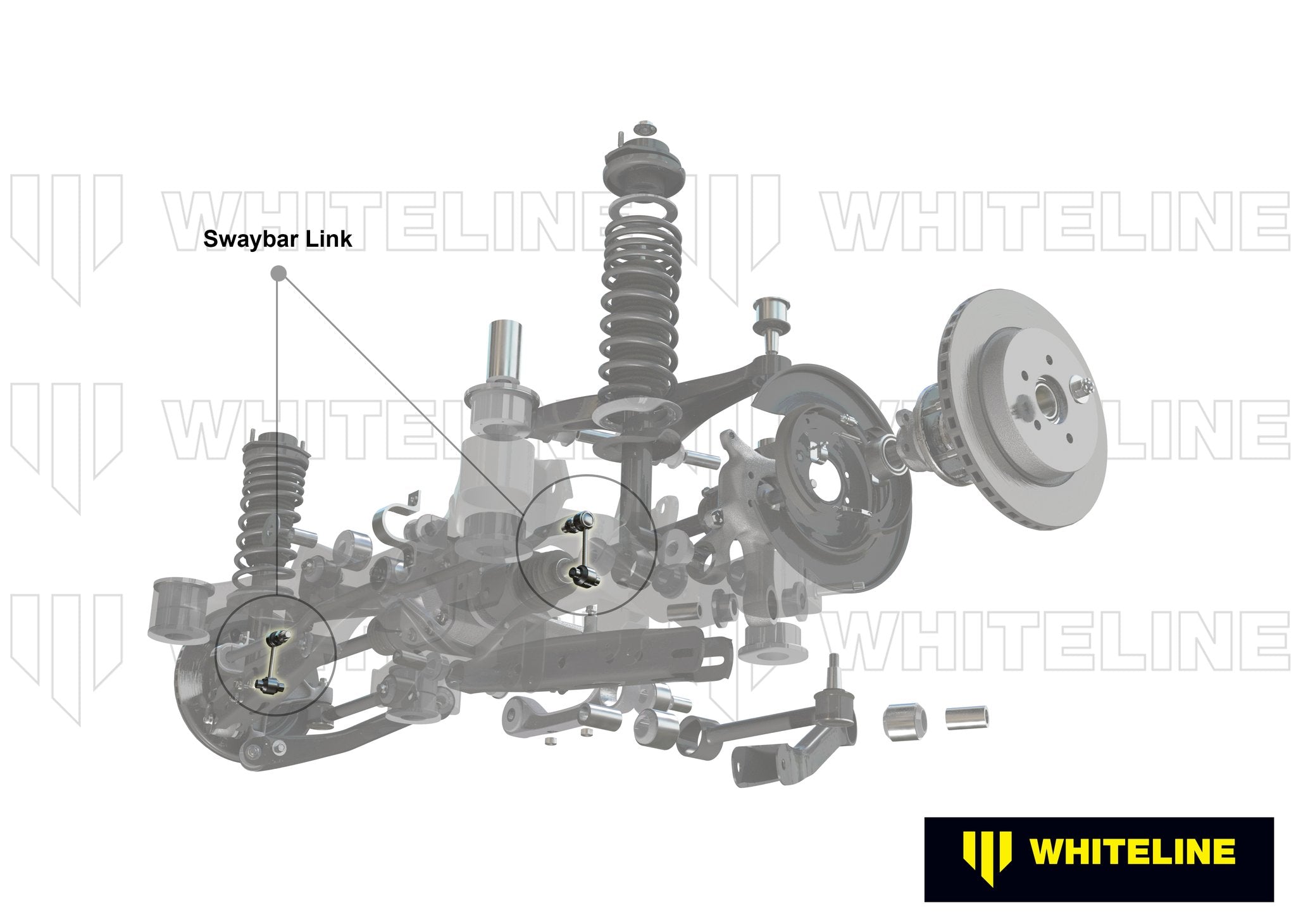 Whiteline 12+ Subaru BRZ / 12+ Scion FR-S / 12+ Toyota 86 Rear Adj X H/D Sway Bar - Link Assembly